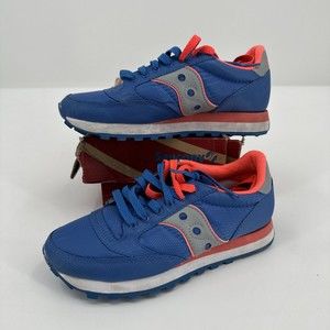 Saucony Jazz Original Women's Shoes Size 7 UK 5 Blue Pink  Coral S60155-4
